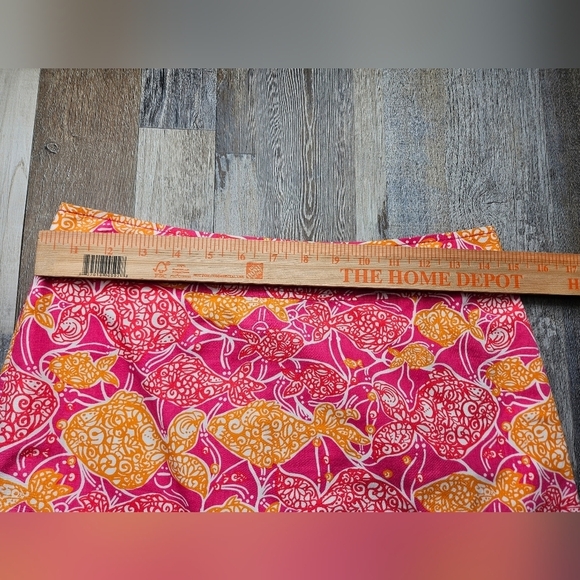 Lilly Pulitzer Jubilee Beaverly Hills Bubbly Skirt Women's 4 Pink Orange Pattern - Picture 4 of 7